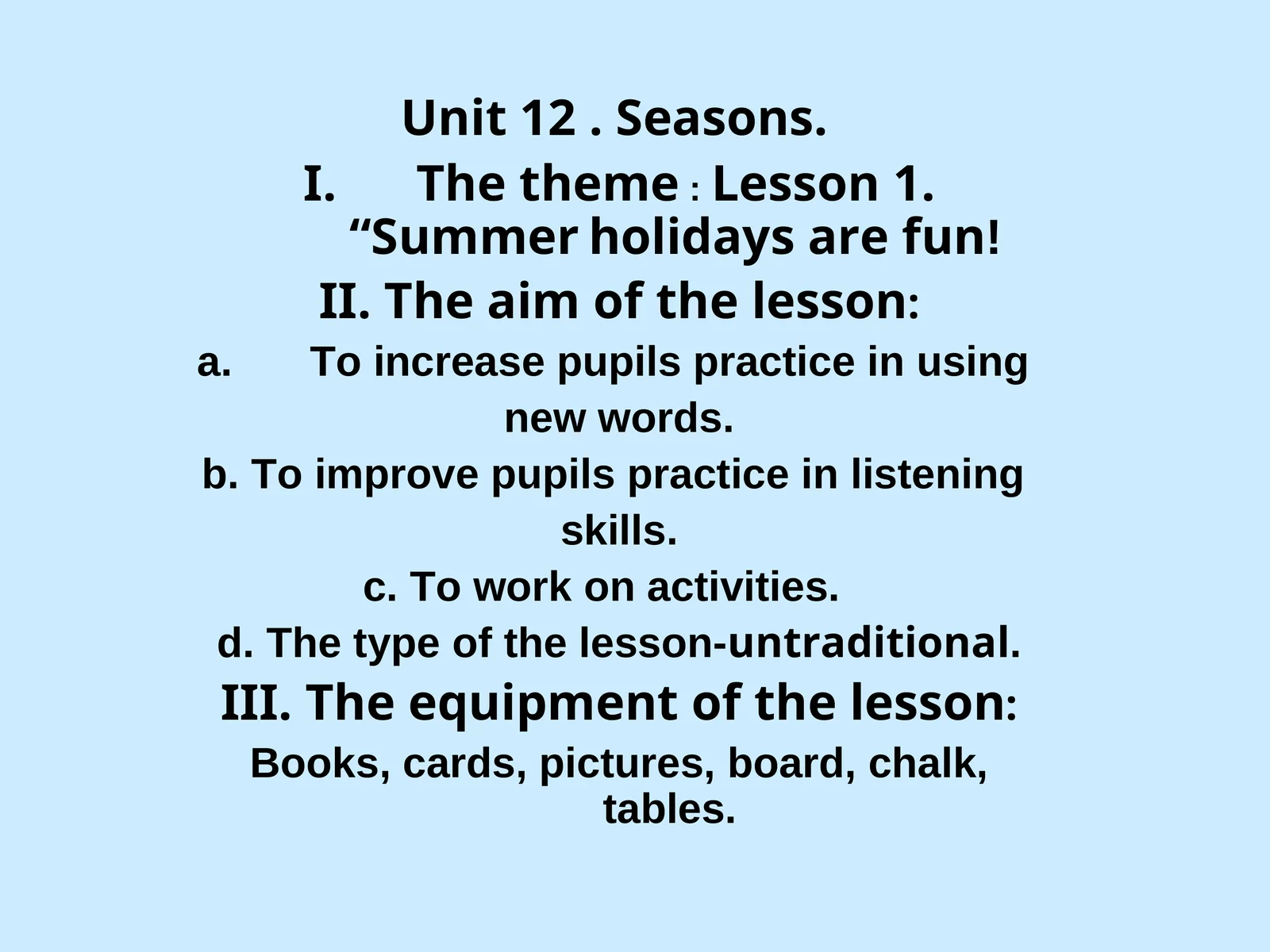 Unit 14. The world of fairy tales