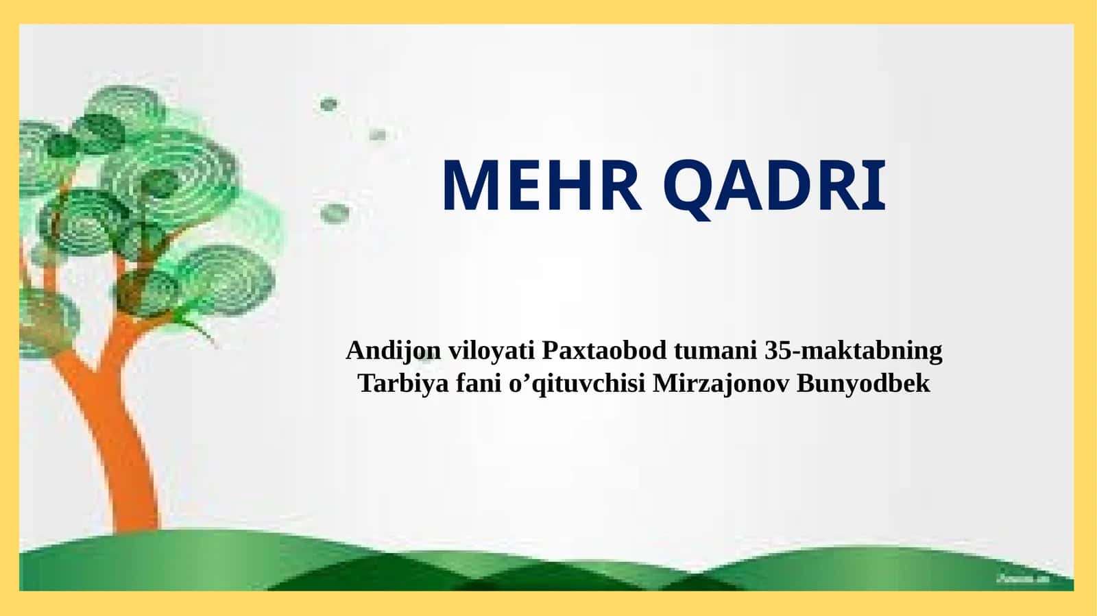 MEHR QADRI