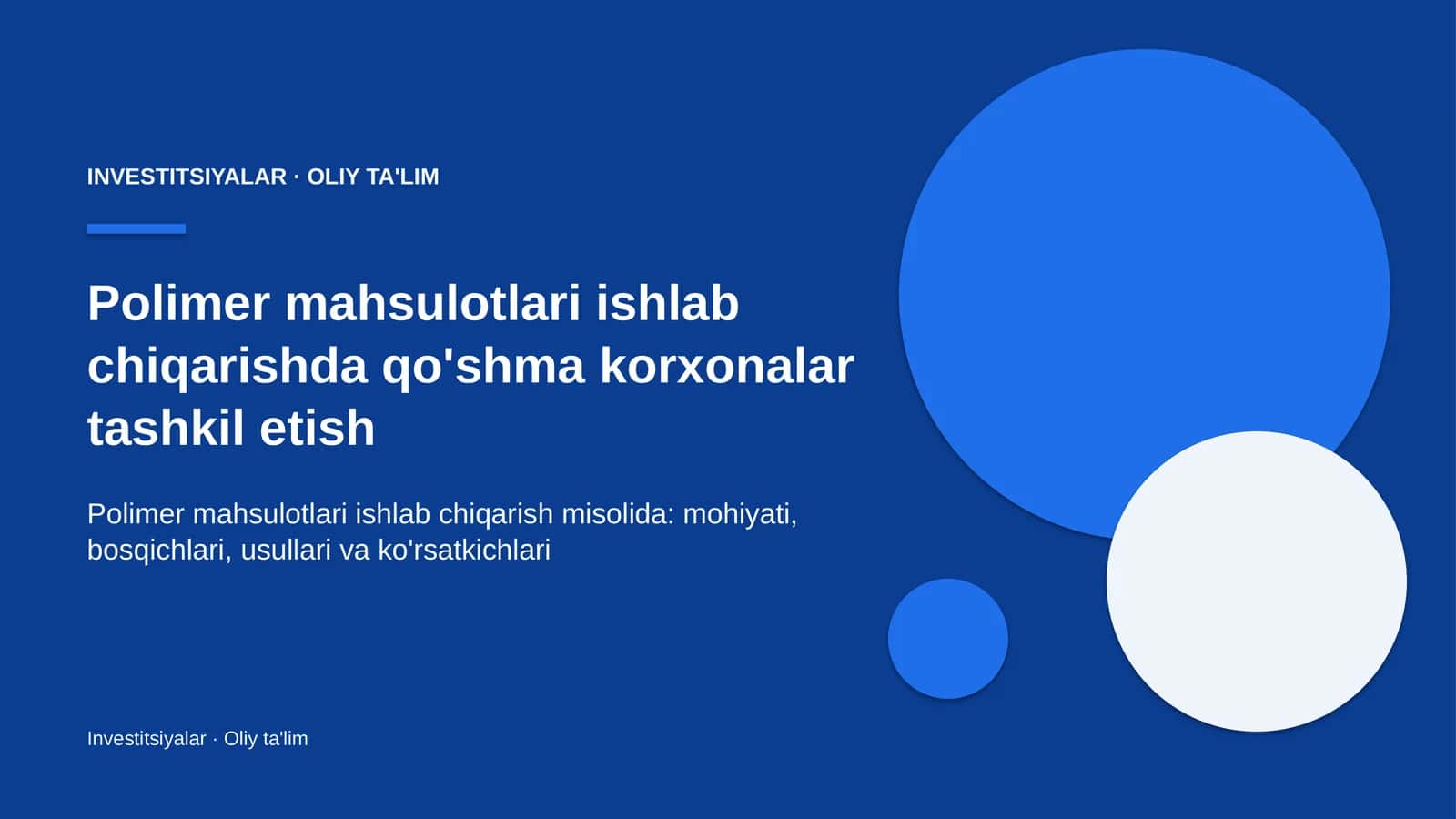 polimer mahsulotlari ishlab chiqarishda qo'shma korxonalar tashkil etish 8517