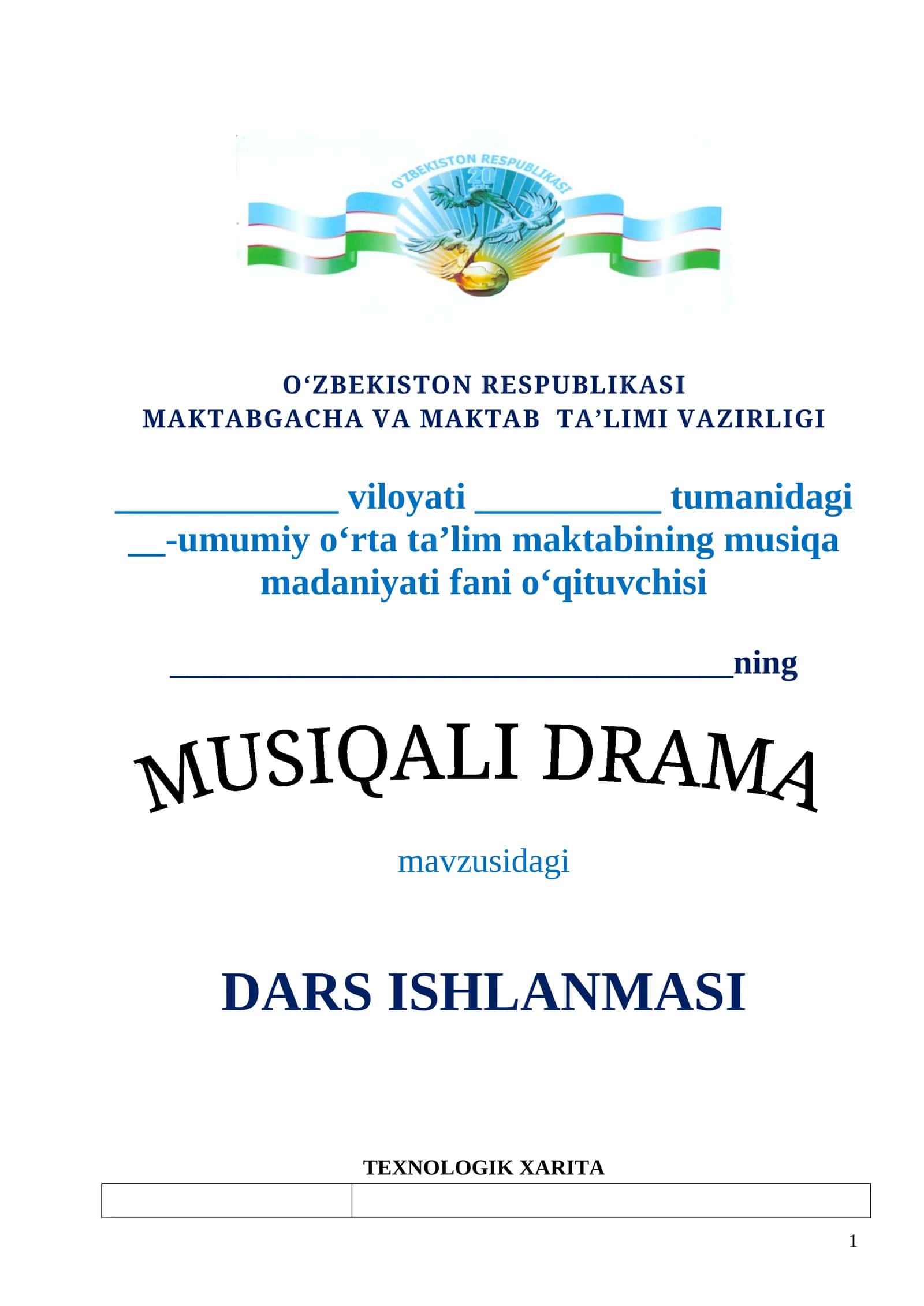 MUSIQALI DRAMA