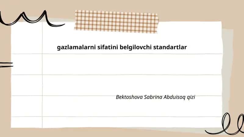 Gaz uskunalarining xavfsizlik standartlari