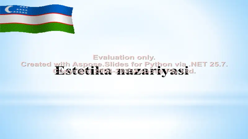Estetika nazariyasi