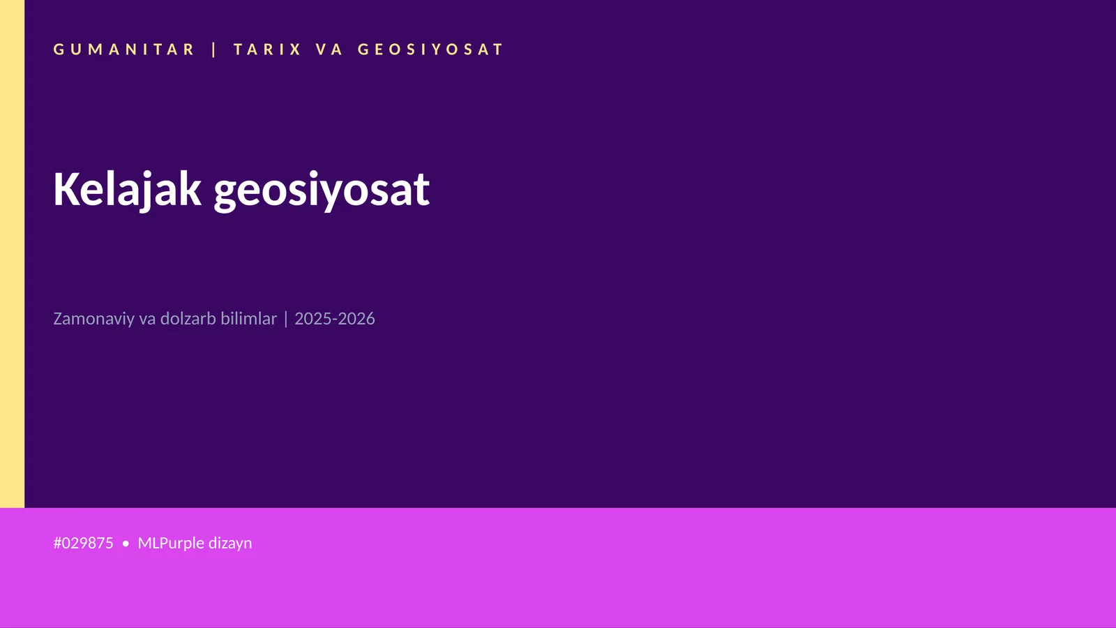 Kelajak geosiyosat