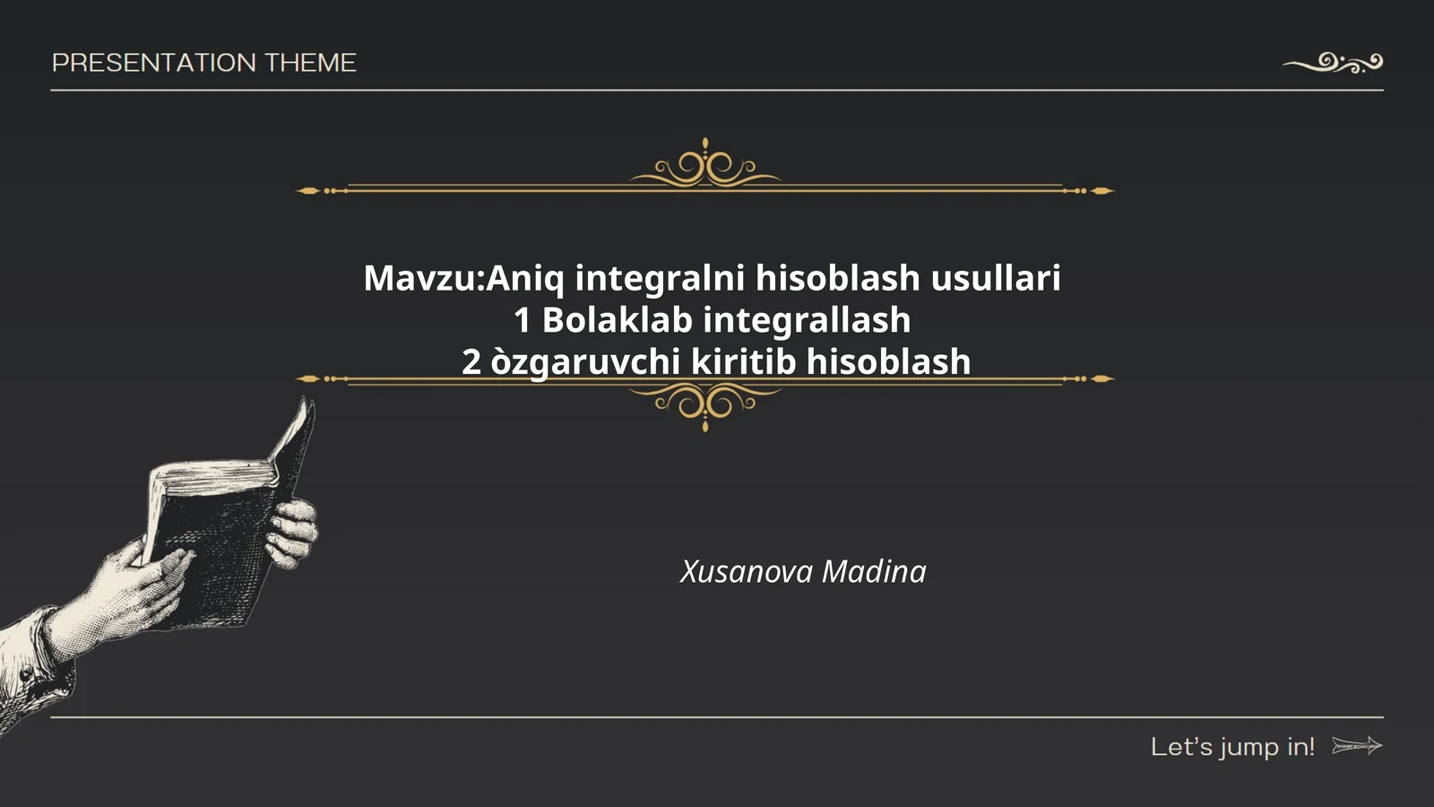 Aniq integralni hisoblash usullari