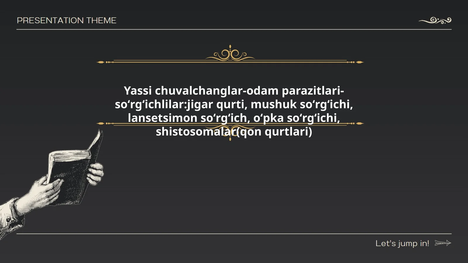 Yassi chuvalchanglar-odam parazitlari-soʻrgʻichlilar