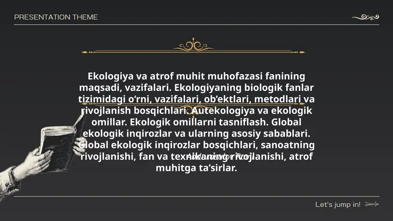 Ekologiya va atrof muhit muhofazasi