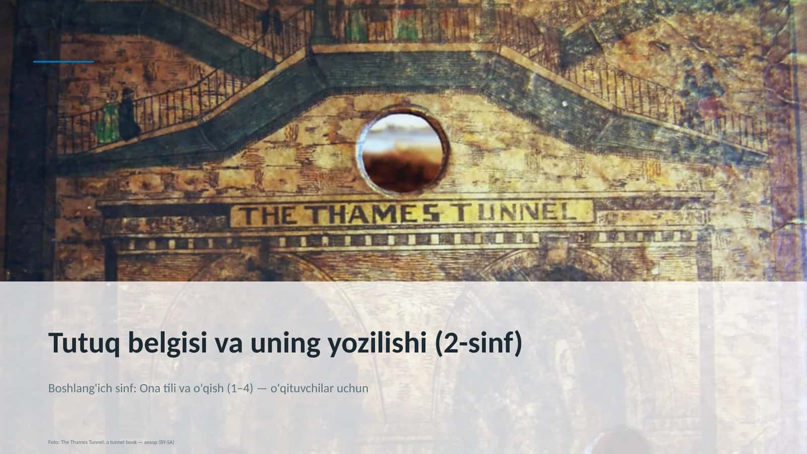 Tutuq belgisi va uning yozilishi (2-sinf)
