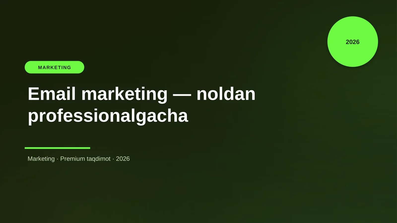 Email marketing — noldan professionalgacha
