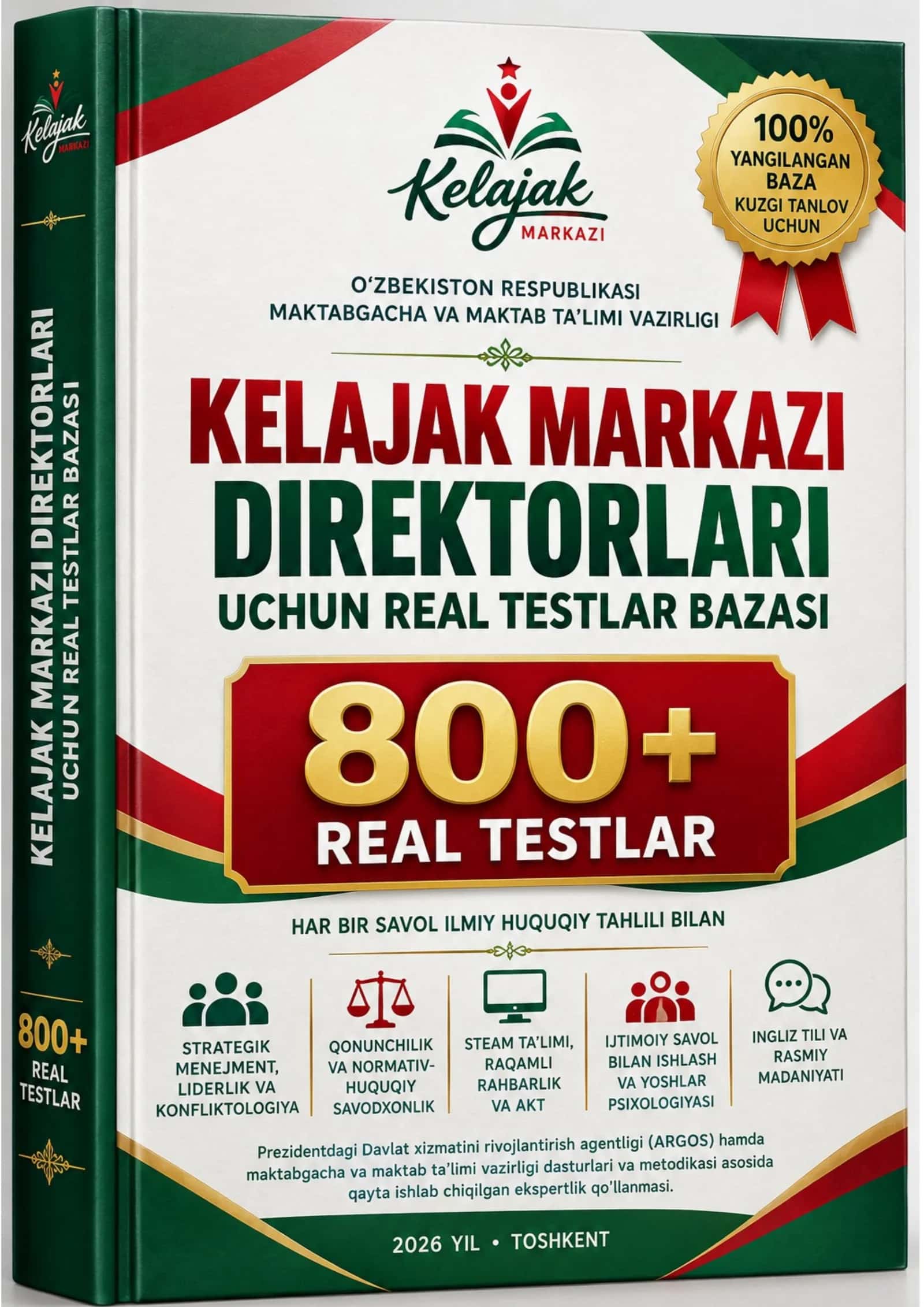 KELAJAK MARKAZI DIREKTORI TESTLAR 2026 - YANGI MAVSUM KUZGI TANLOV
