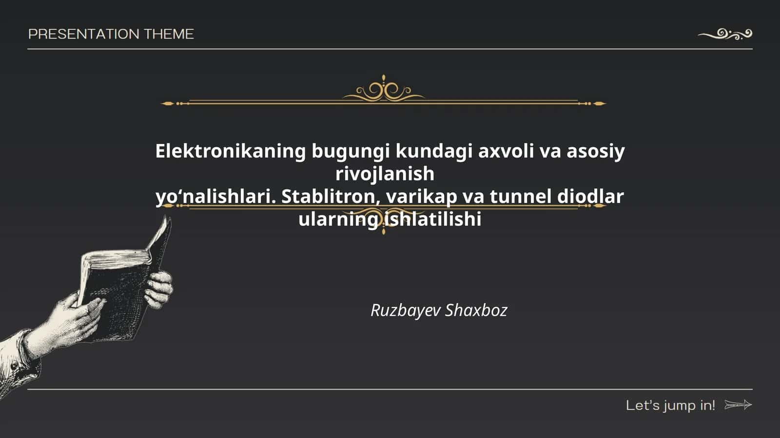 Elektronikaning bugungi kundagi axvoli va asosiy rivojlanish
