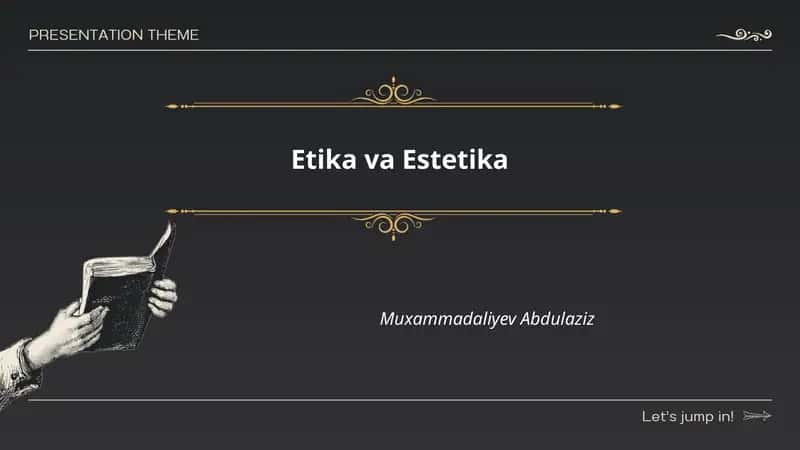 Etika va Estetika