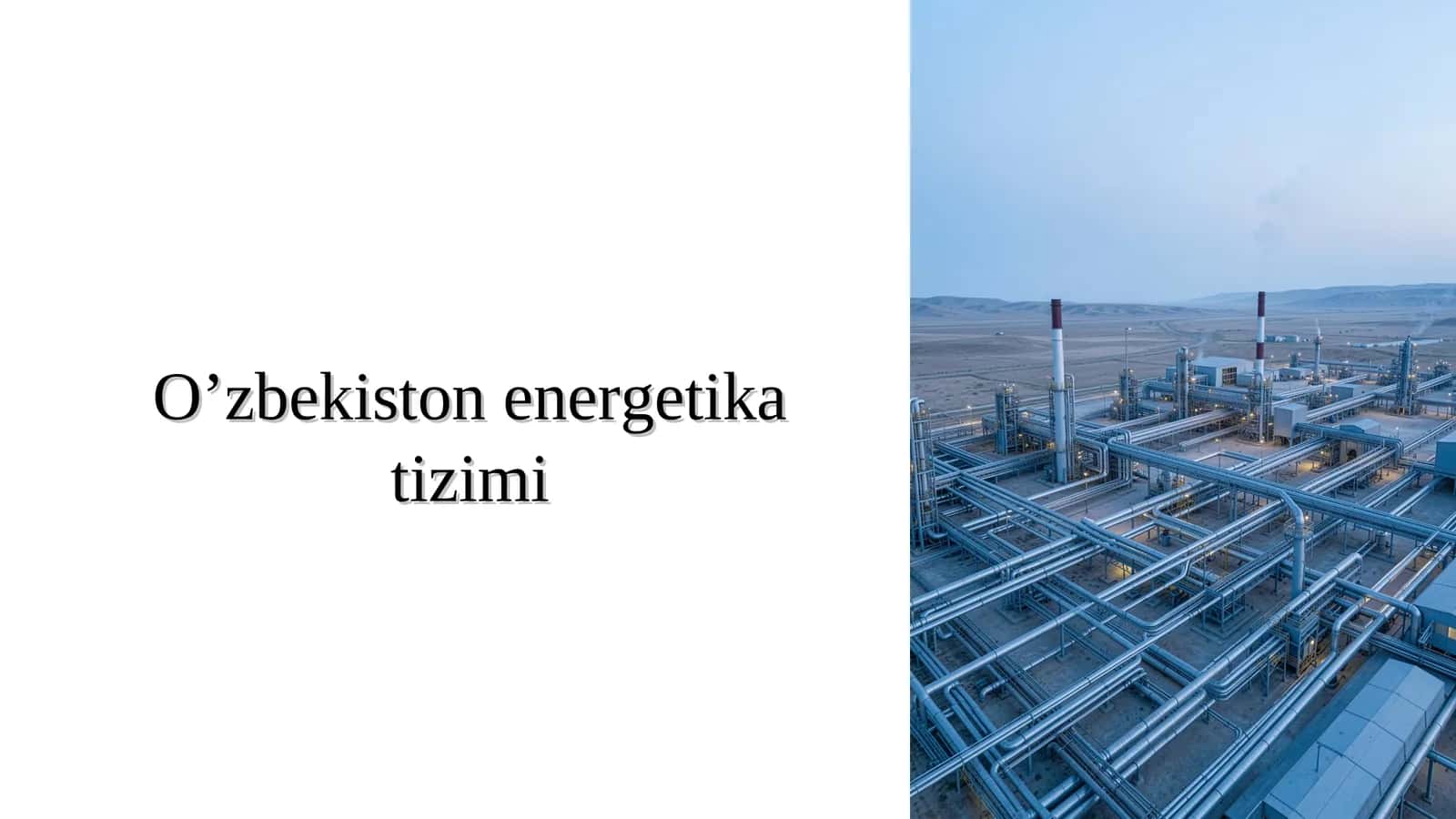 O’zbekiston energetika tizimi
