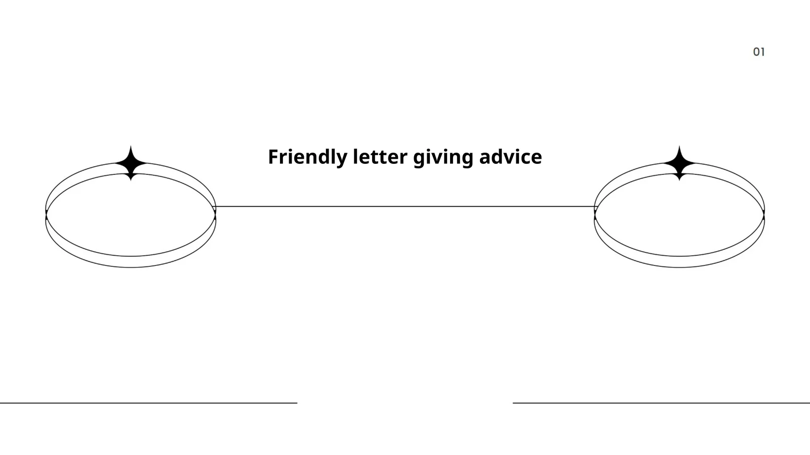Friendly letter giving advice
