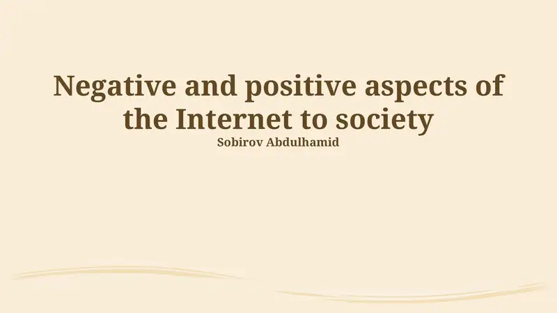 The Dark Side of the Digital World