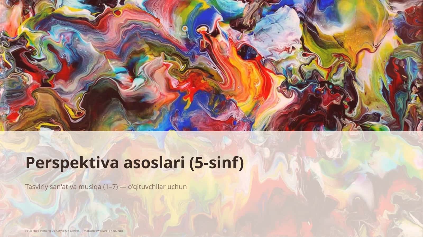 Perspektiva asoslari (5-sinf)