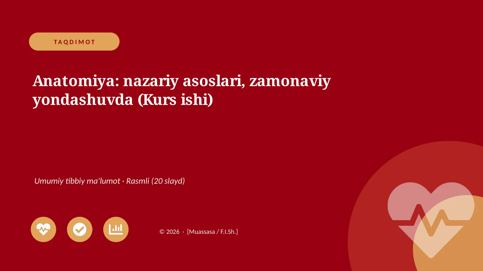 Anatomiya: nazariy asoslari, zamonaviy yondashuvda