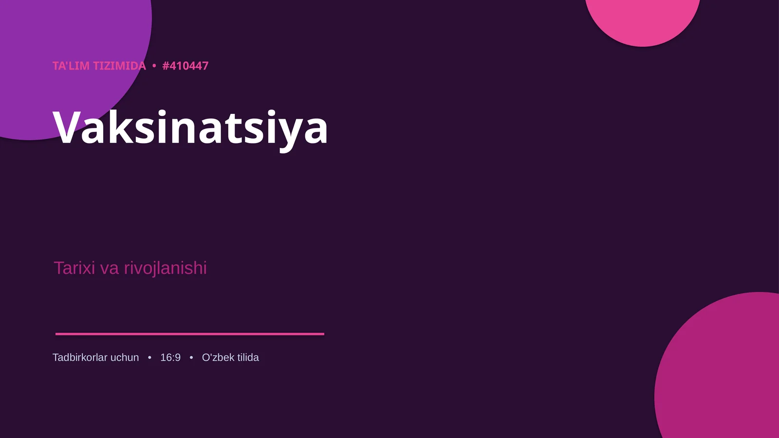 Vaksinatsiya
