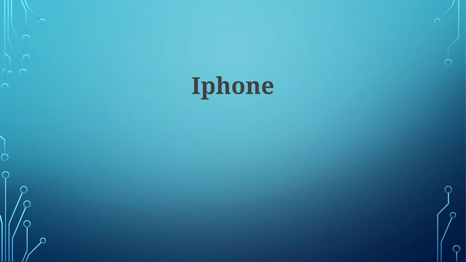 "iPhone" ning evolyutsiyasi ingliz tilida