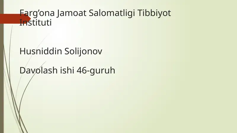 NIKOH VA OILANING AXLOQIY ASOSLARI