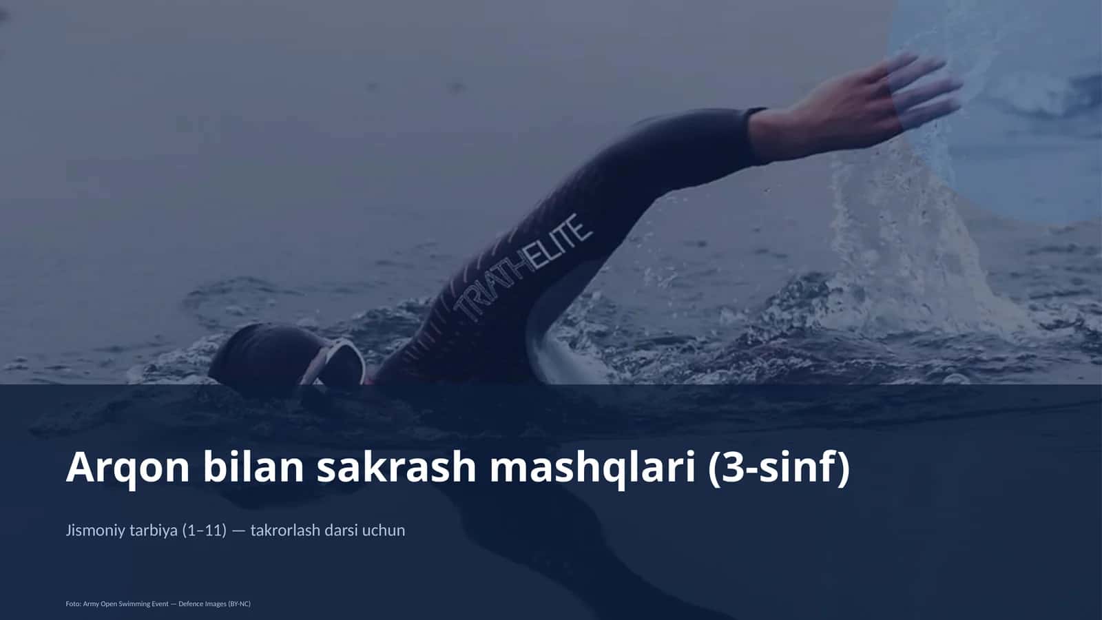 Arqon bilan sakrash mashqlari (3-sinf)