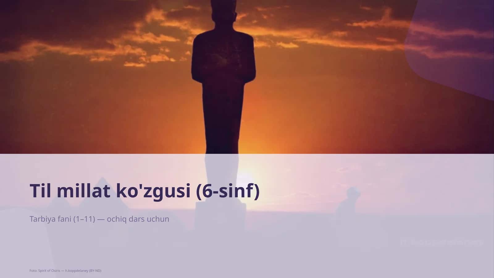Til millat ko'zgusi (6-sinf)