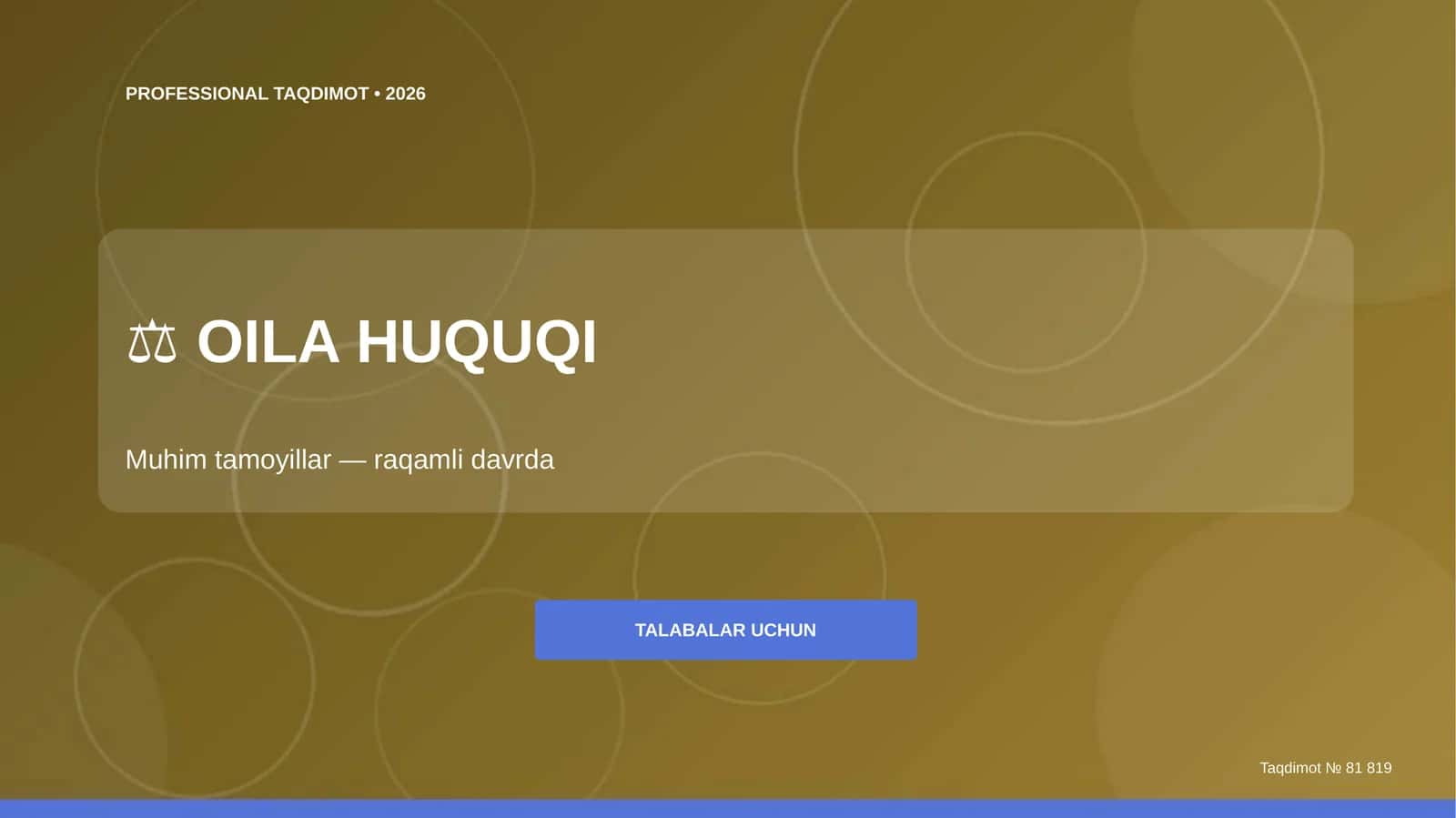 OILA HUQUQI