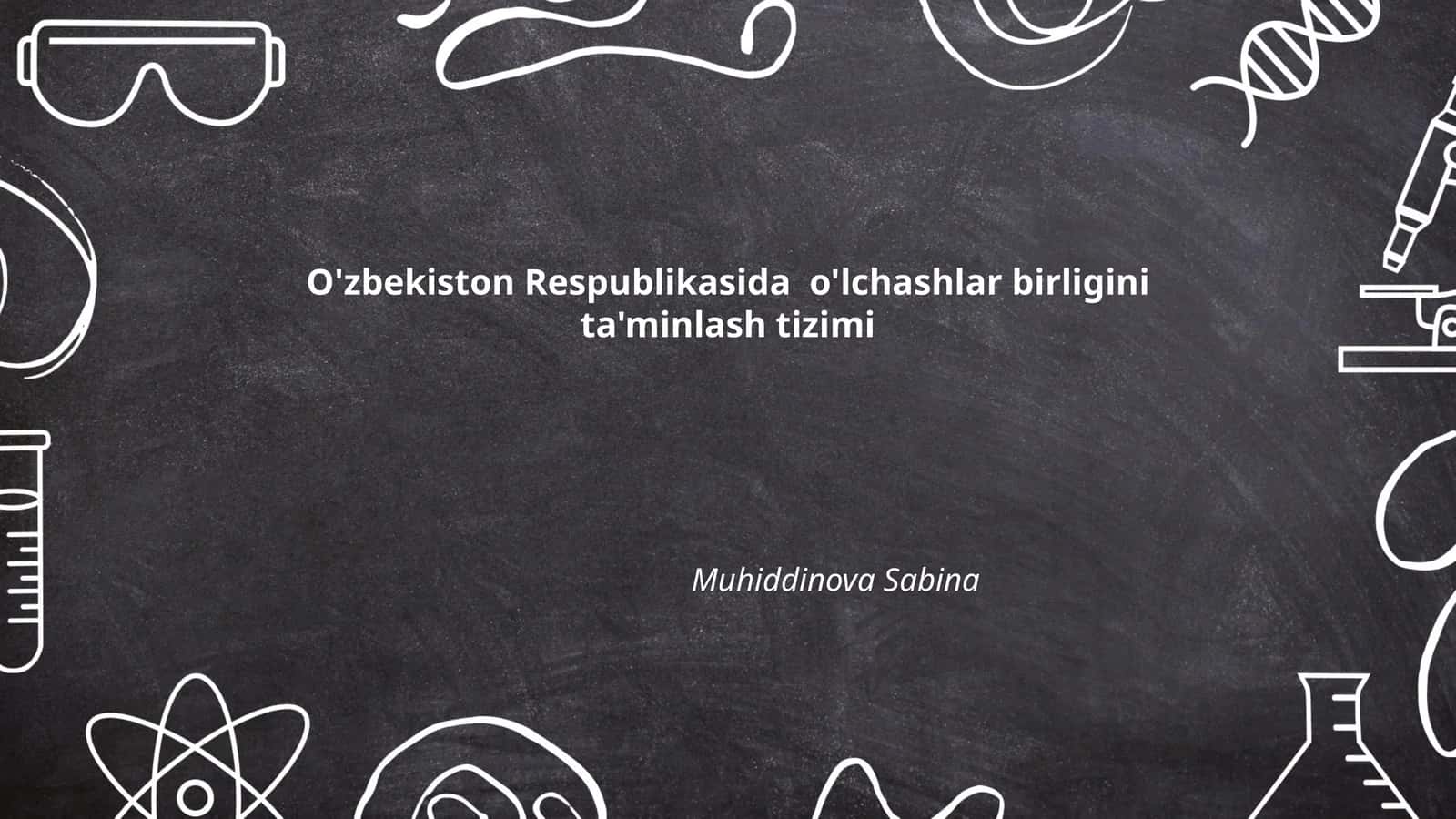 O'lchashlar birligi va uning ahamiyati
