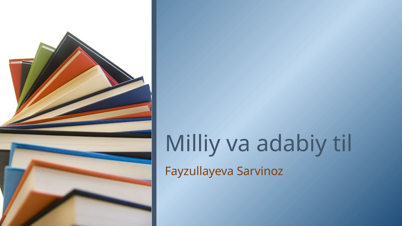 Adabiy tilning taraqqiyot davri