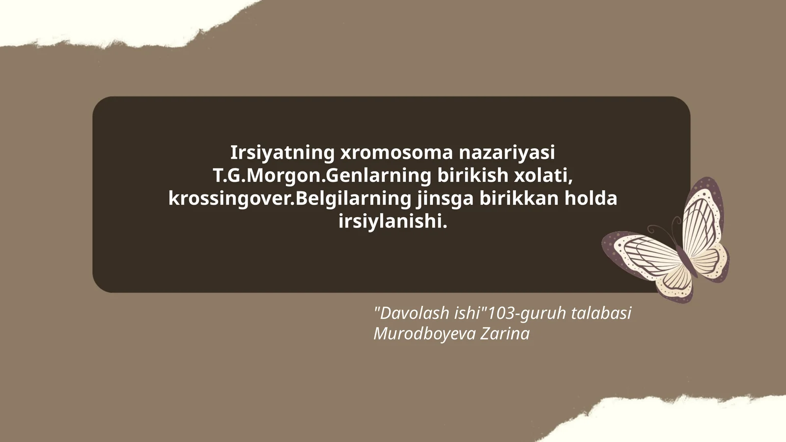 Davolash ishi