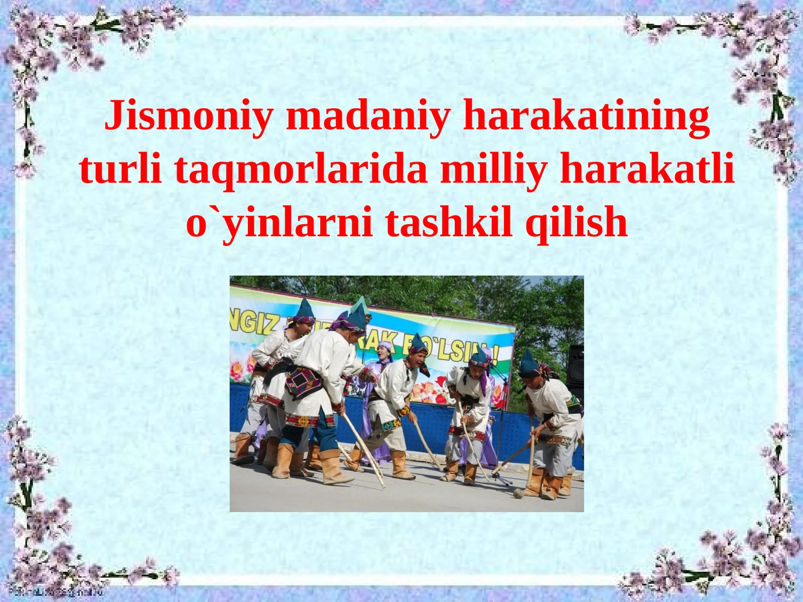 O'zbek xalq o'yinlarining tarixi
