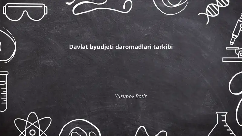 Davlat byudjeti daromadlari tarkibi