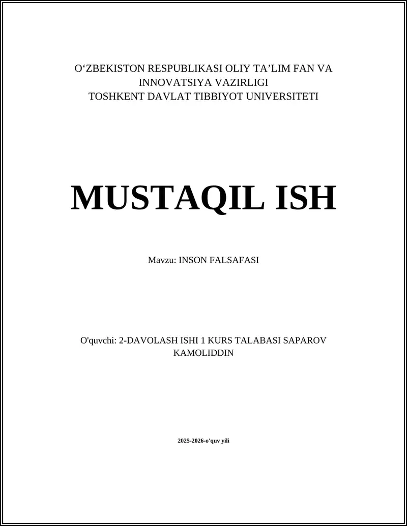 INSON FALSAFASI