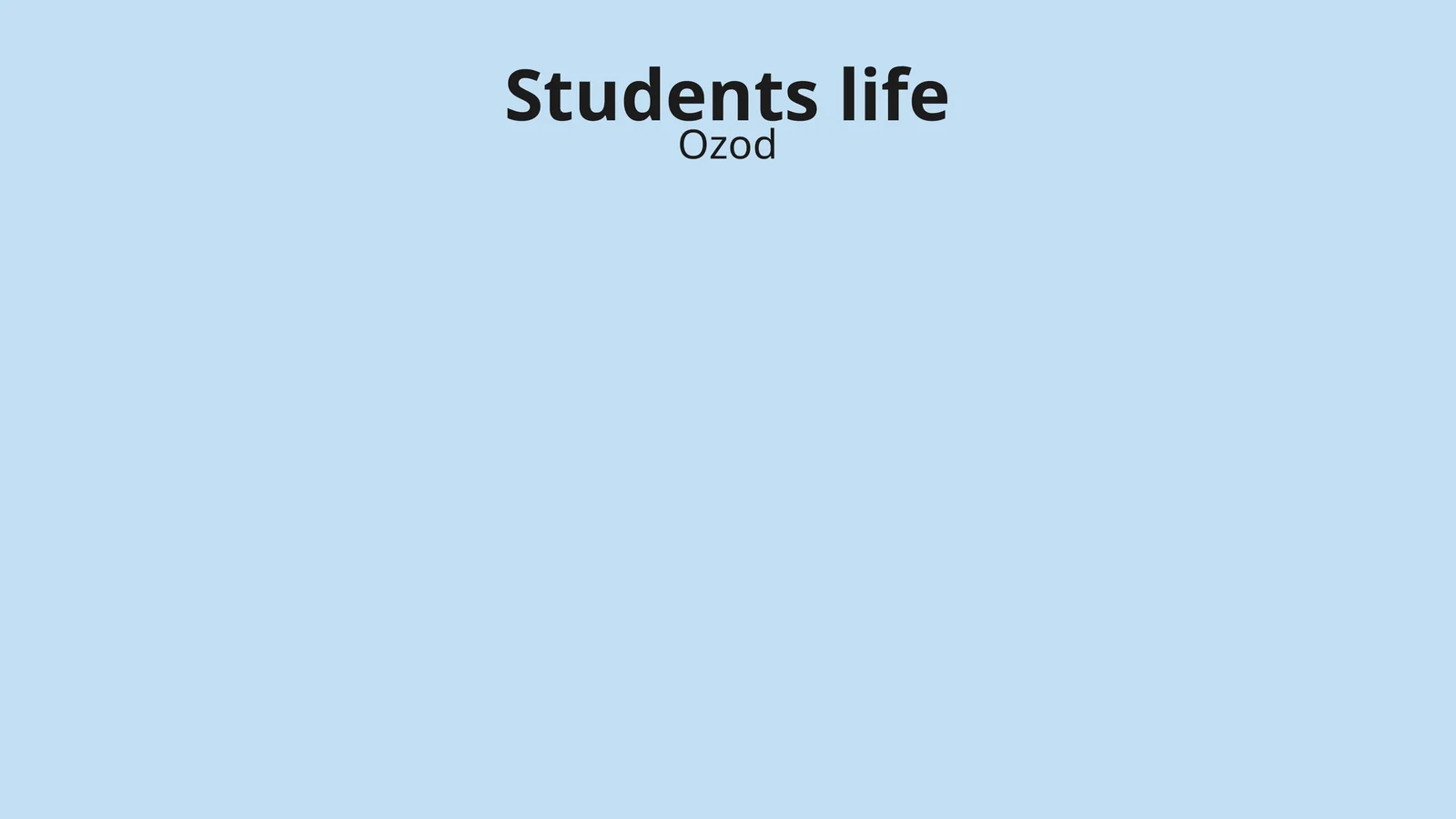 Students life