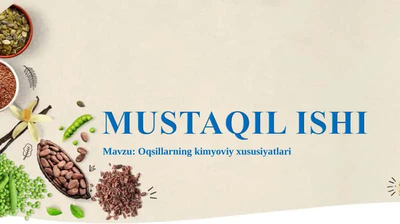Oqsillarning kimyoviy xususiyatlari