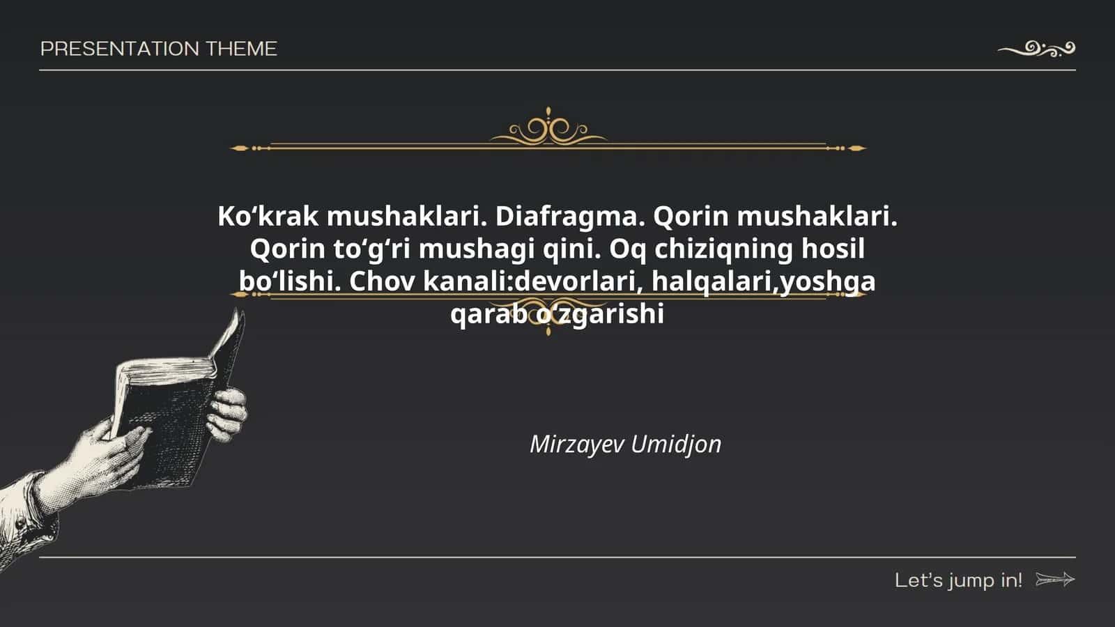 Koʻkrak mushaklari. Diafragma. Qorin mushaklari
