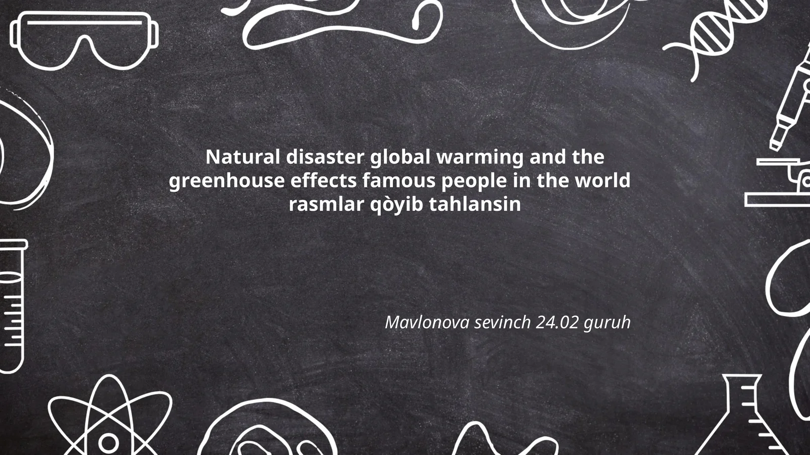 Global Warming and Greenhouse Effects
