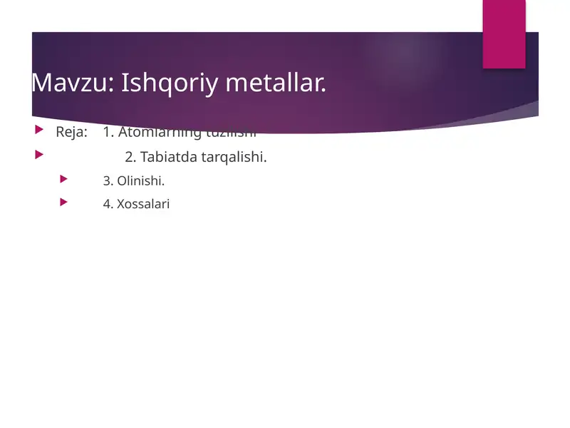 Ishqoriymetallar