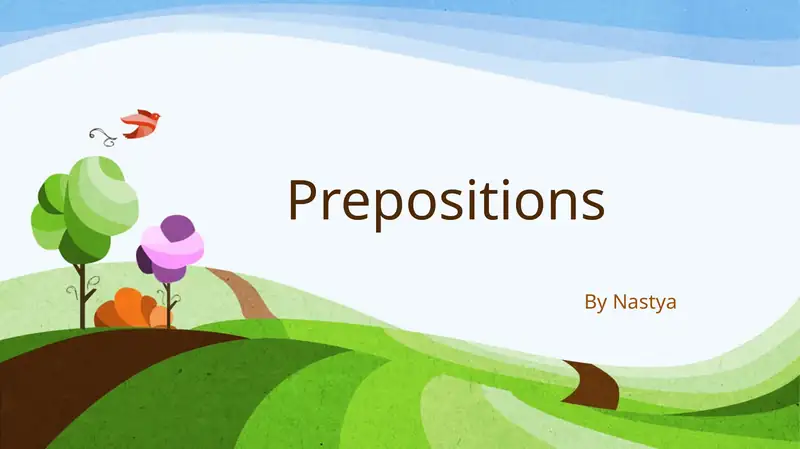Prepositions
