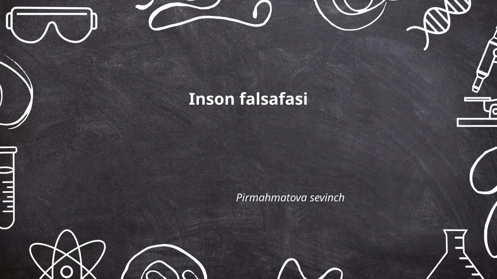 Inson falsafasi