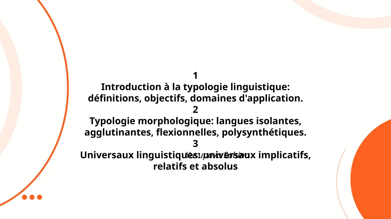Introduction à la typologie linguistique