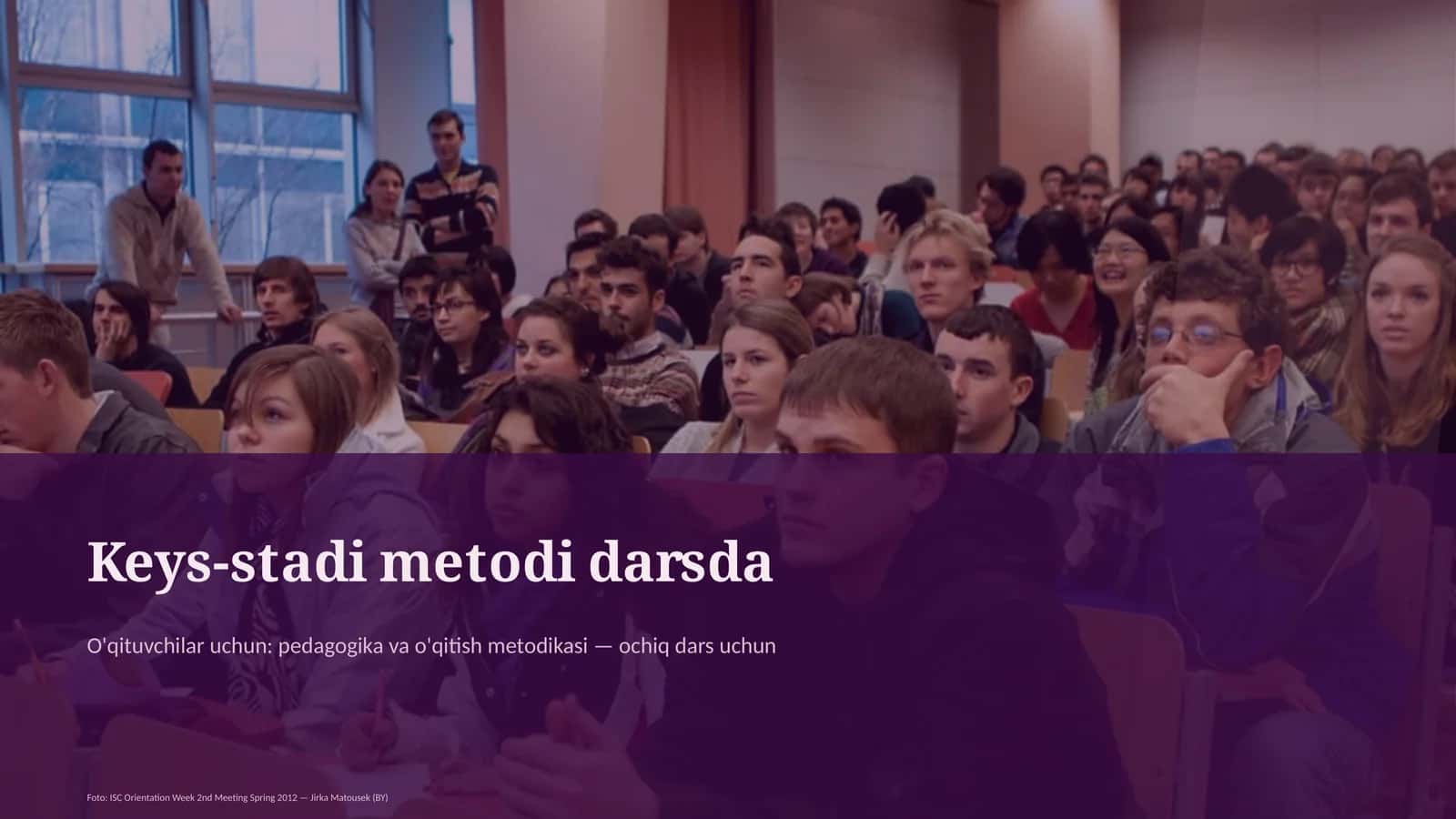 Keys-stadi metodi darsda
