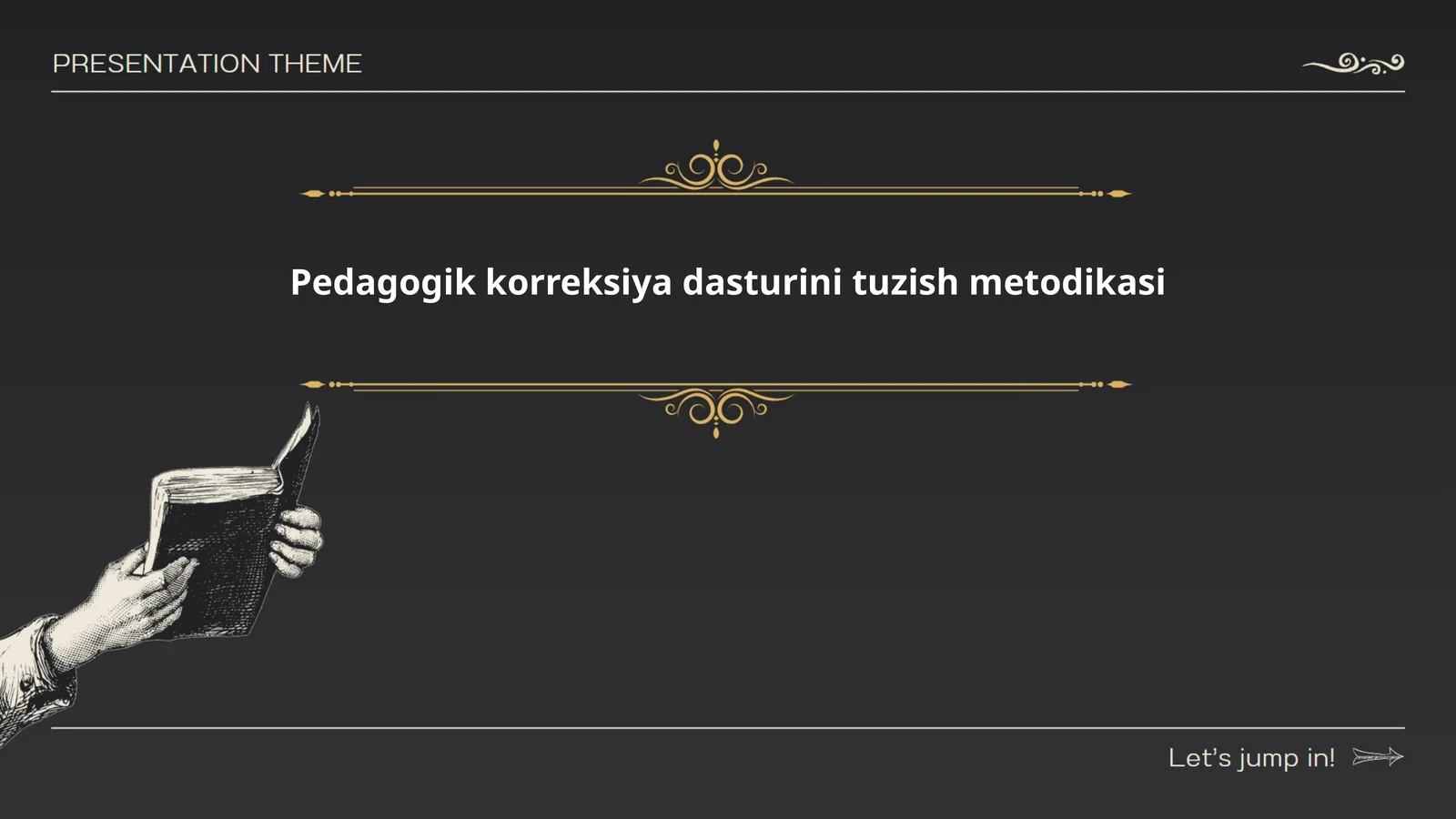 Pedagogik korreksiya dasturini tuzish metodikasi