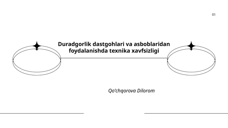 Duradgorlik dastgohlari va asboblaridan foydalanishda texnika xavfsizligi