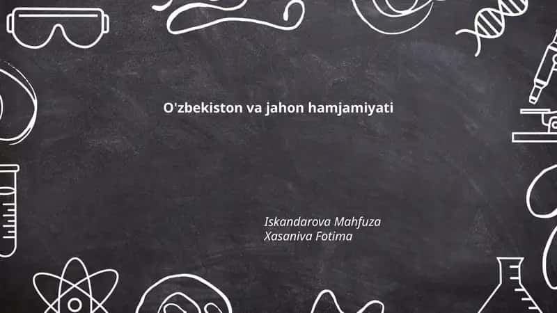 O'zbekiston va jahon hamjamiyati