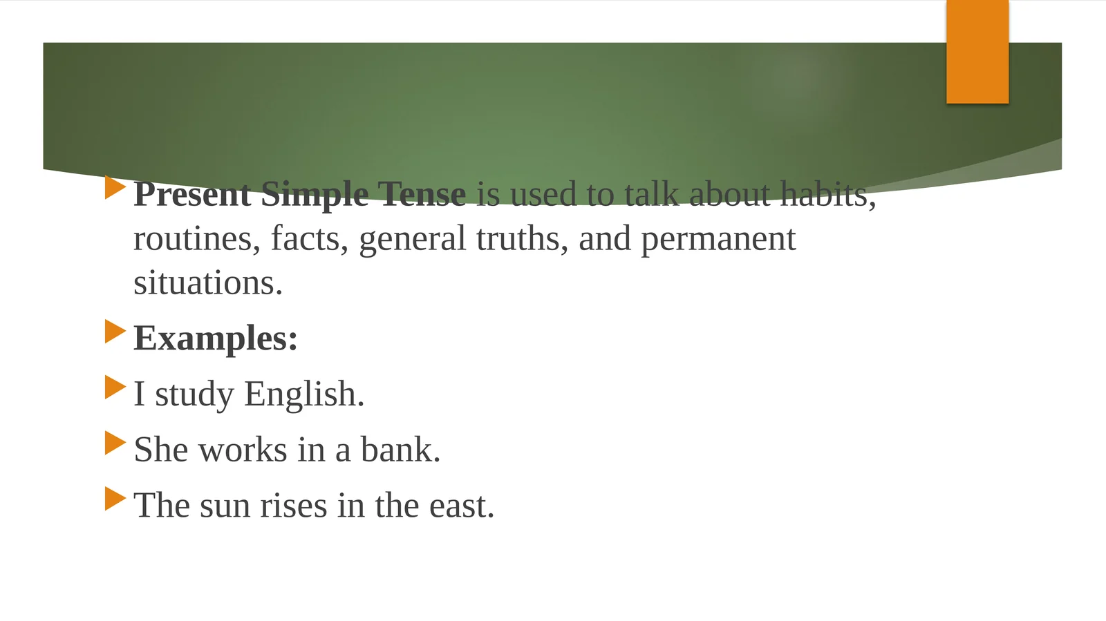 Present Simple Tense