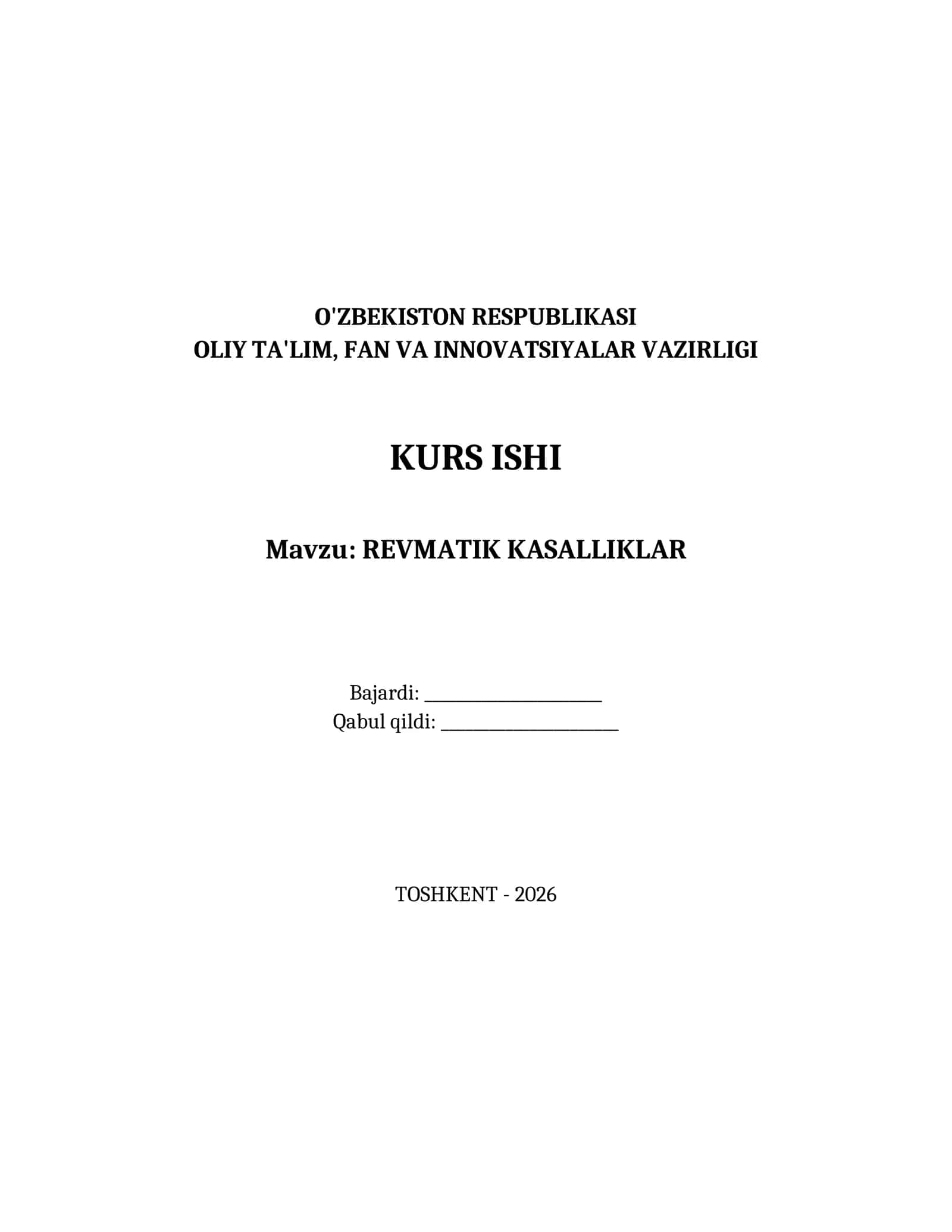 REVMATIK KASALLIKLAR