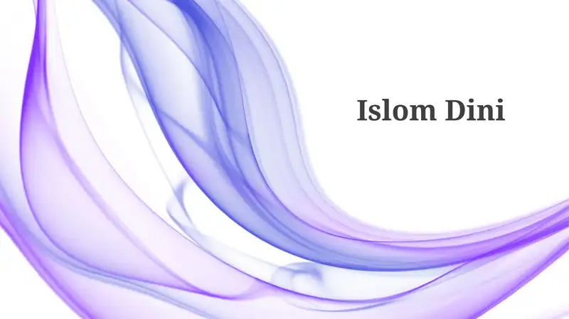 Islom Dini
