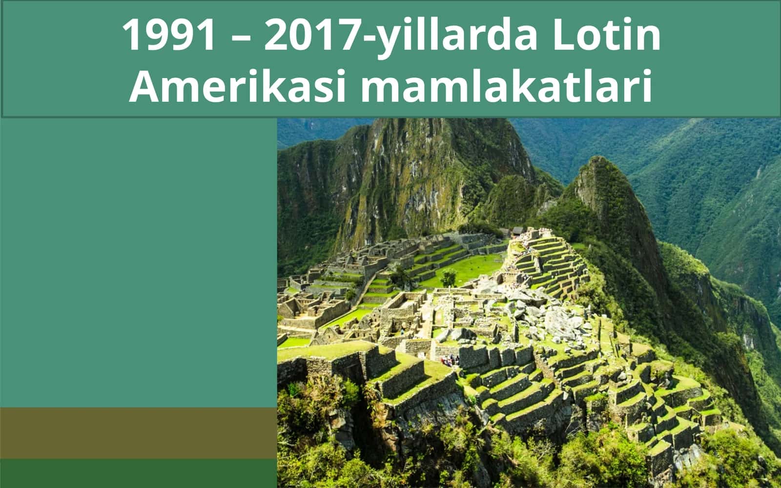1991 – 2017-yillarda Kavkazorti davlatlari
