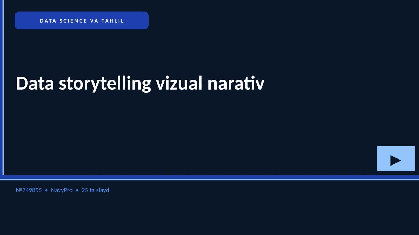 DATA SCIENCE VA TAHLIL