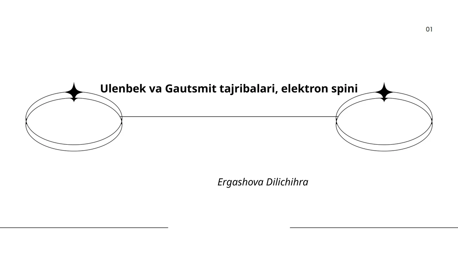 Ulenbek va Gautsmit tajribalari, elektron spini